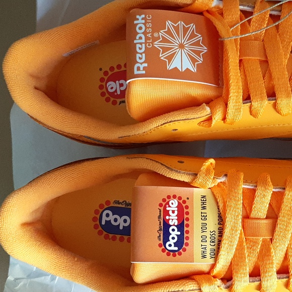 Reebok X Popsicle Classic Leather Semi Fire Spark *NWT* - Picture 11 of 15